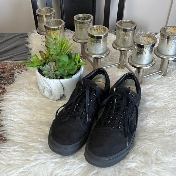 Vans Men’s Black Old Skool Cumfycush Canvas Shoe Size 10.5 - Picture 2 of 14